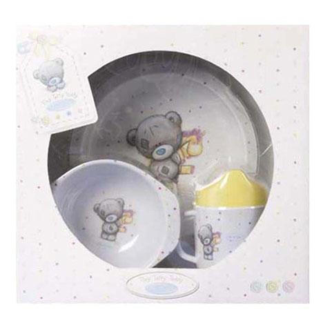 Tiny Tatty Me to You Bear Baby Plate, Cup and Bowl Gift Set £7.79